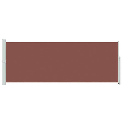 313408 vidaXL Patio Retractable Side Awning 180x500 cm Brown
