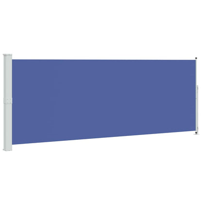 Patio Retractable Side Awning 180x500 cm Blue