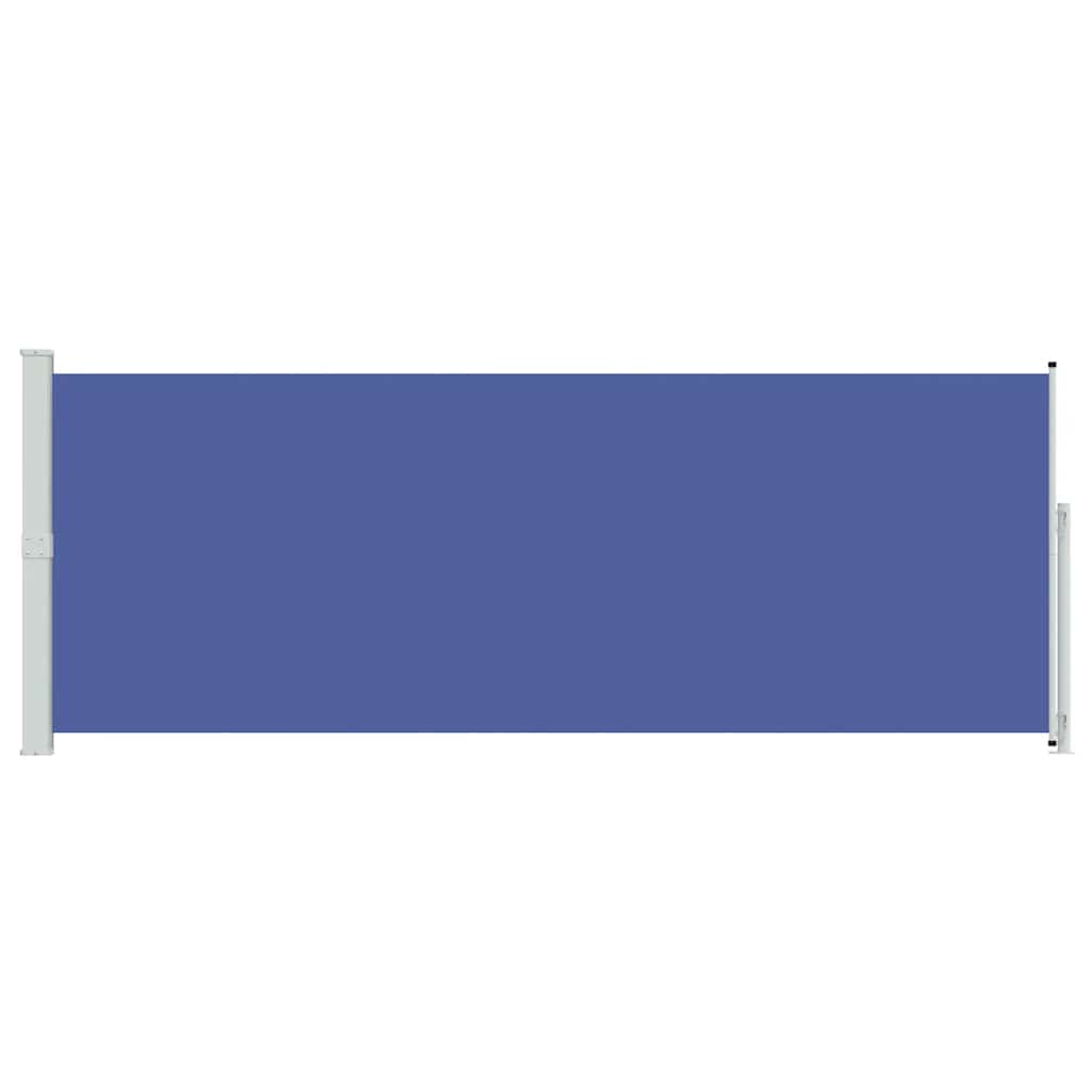 Patio Retractable Side Awning 180x500 cm Blue