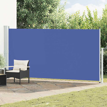 Patio Retractable Side Awning 180x500 cm Blue