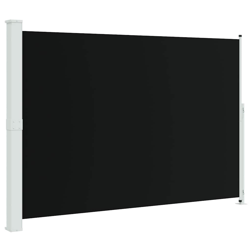 Patio Retractable Side Awning 200x300 cm Black