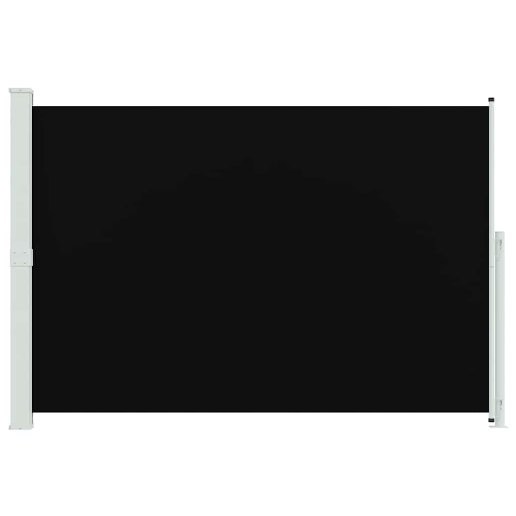 Patio Retractable Side Awning 200x314 cm Black