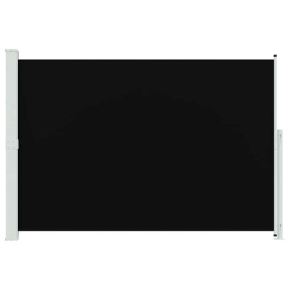 Patio Retractable Side Awning 200x314 cm Black