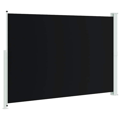Patio Retractable Side Awning 200x300 cm Black