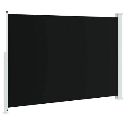 Patio Retractable Side Awning 200x314 cm Black