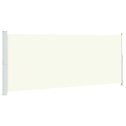 Patio Retractable Side Awning 200x514 cm Cream