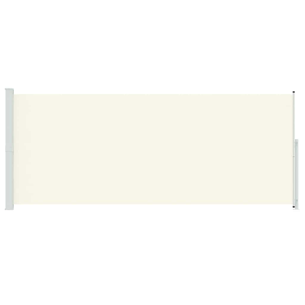 Patio Retractable Side Awning 200x500 cm Cream