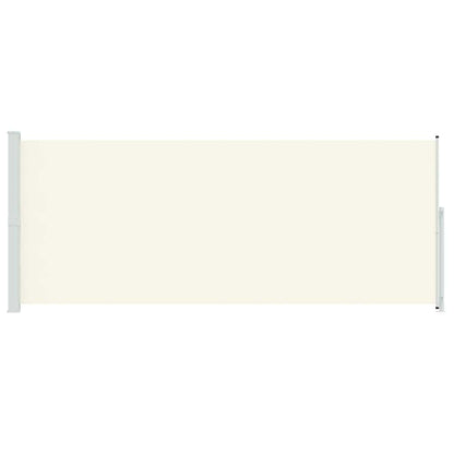 Patio Retractable Side Awning 200x500 cm Cream