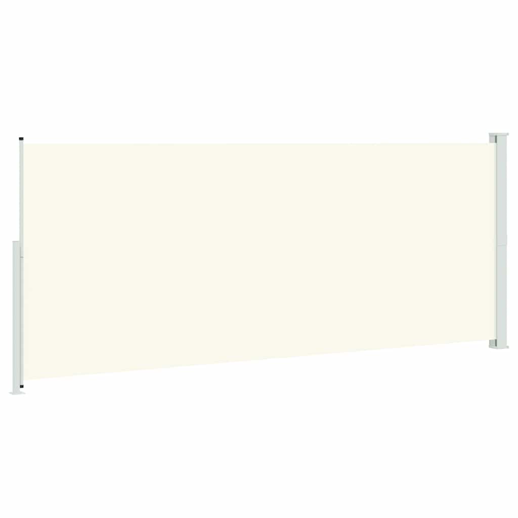 Patio Retractable Side Awning 200x500 cm Cream