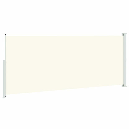 Patio Retractable Side Awning 200x500 cm Cream