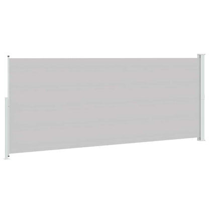 Patio Retractable Side Awning 200x514 cm Grey
