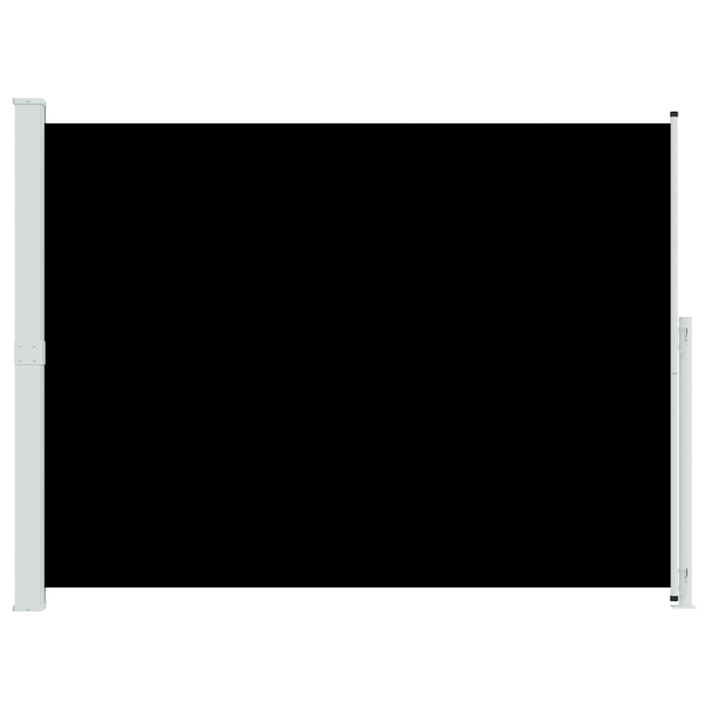 Patio Retractable Side Awning 220x314 cm Black