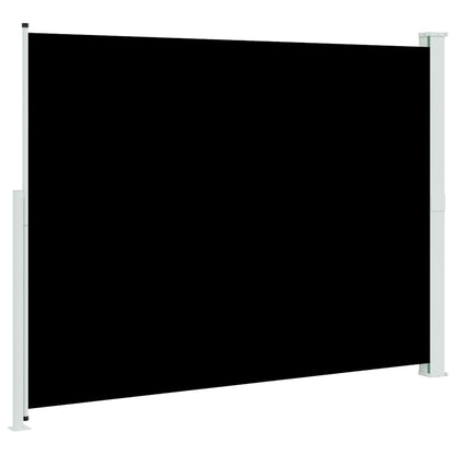 Patio Retractable Side Awning 220x314 cm Black