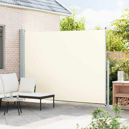Patio Retractable Side Awning 220x300 cm Cream