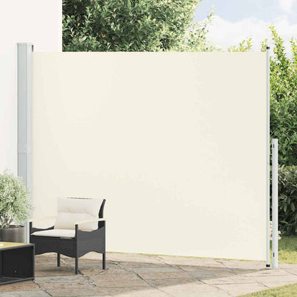 Patio Retractable Side Awning 220x300 cm Cream