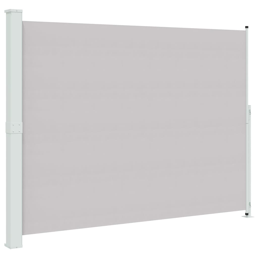 Patio Retractable Side Awning 220x314 cm Grey
