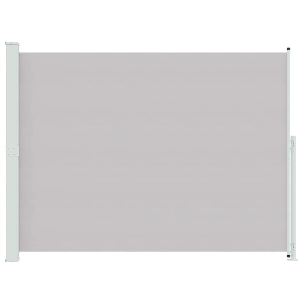 Patio Retractable Side Awning 220x300 cm Grey