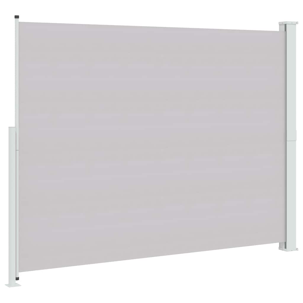 Patio Retractable Side Awning 220x300 cm Grey