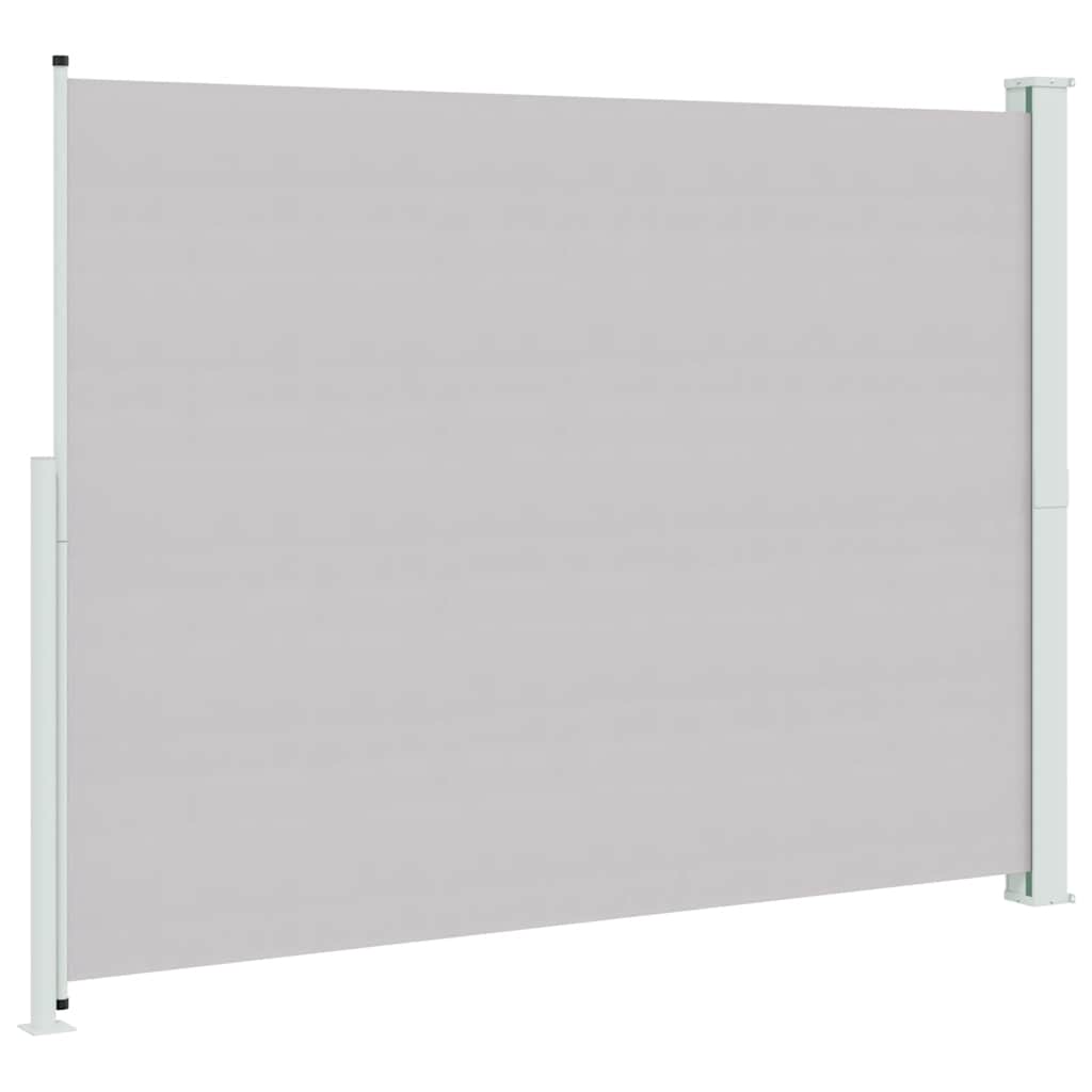 Patio Retractable Side Awning 220x300 cm Grey