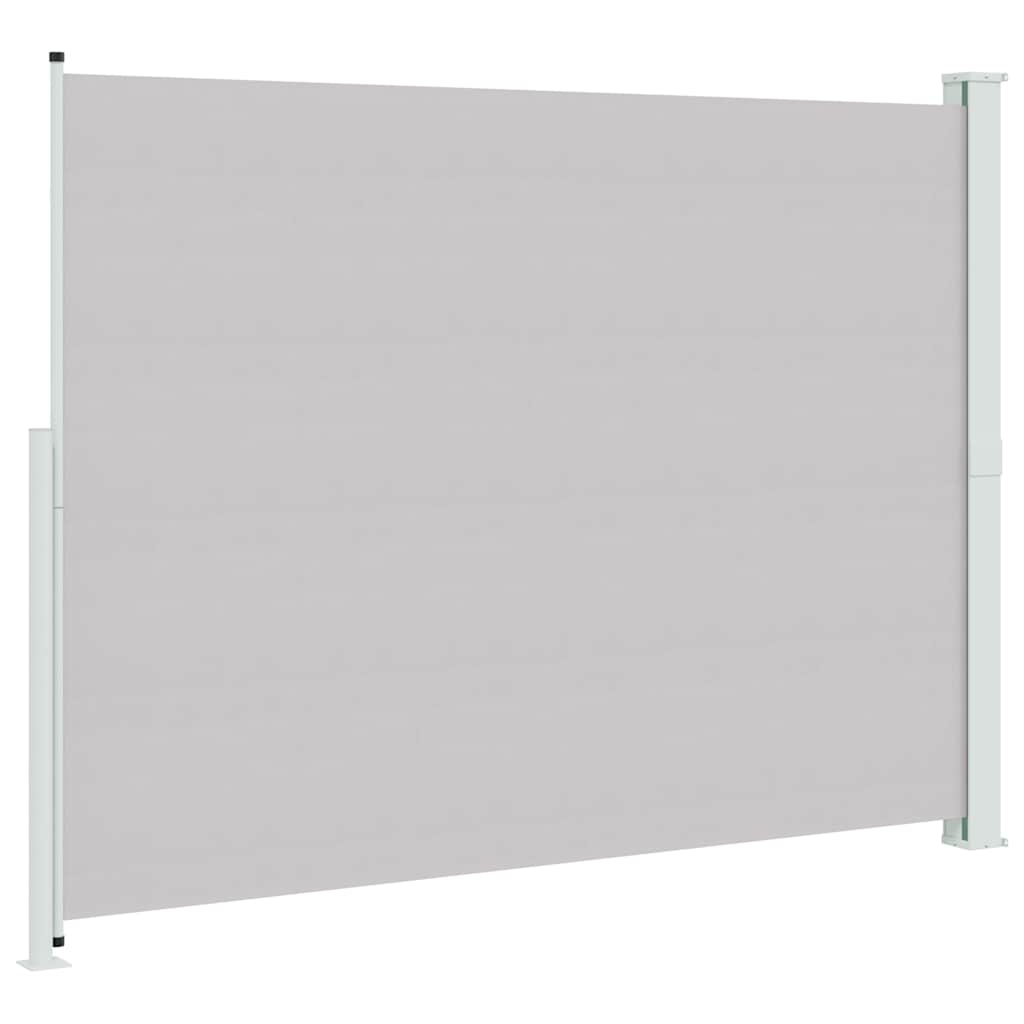 Patio Retractable Side Awning 220x314 cm Grey