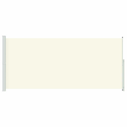 Patio Retractable Side Awning 220x500 cm Cream