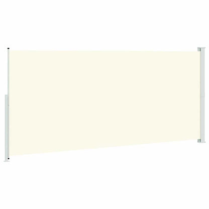 Patio Retractable Side Awning 220x500 cm Cream