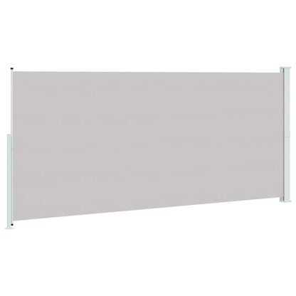 Patio Retractable Side Awning 220x500 cm Grey