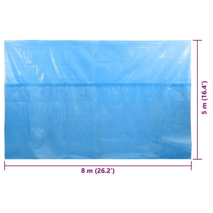Pool Cover | Blue | Polyethylene | 800x500 cm | Water-resistant materials