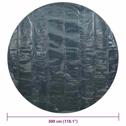 Pool Cover | Black and Blue | Polyethylene (PE) | Large | Lightweight