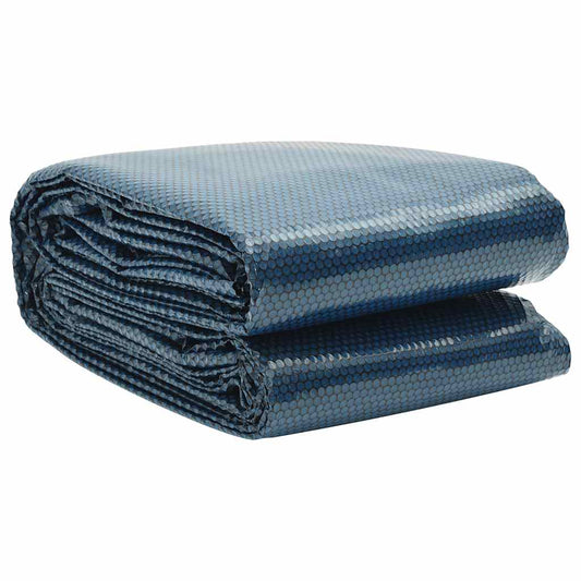 92975 vidaXL Floating PE Solar Pool Film 381 cm Black and Blue