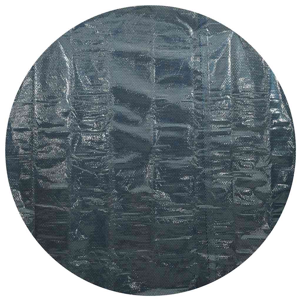 Floating PE Solar Pool Film 488 cm Black and Blue