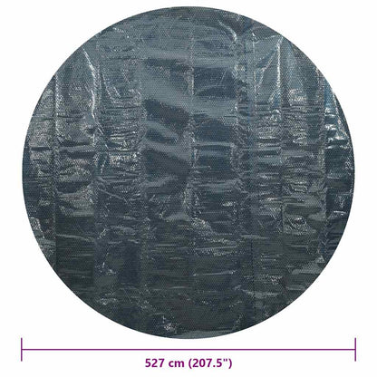 Floating PE Solar Pool Film 527 cm Black and Blue