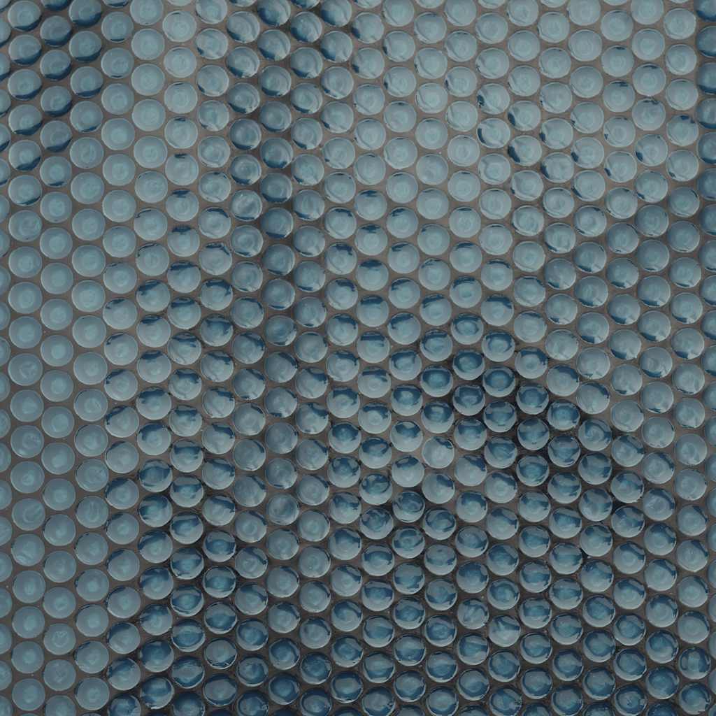 Pool Cover | Black and Blue | Thick PE film with air chambers | Large