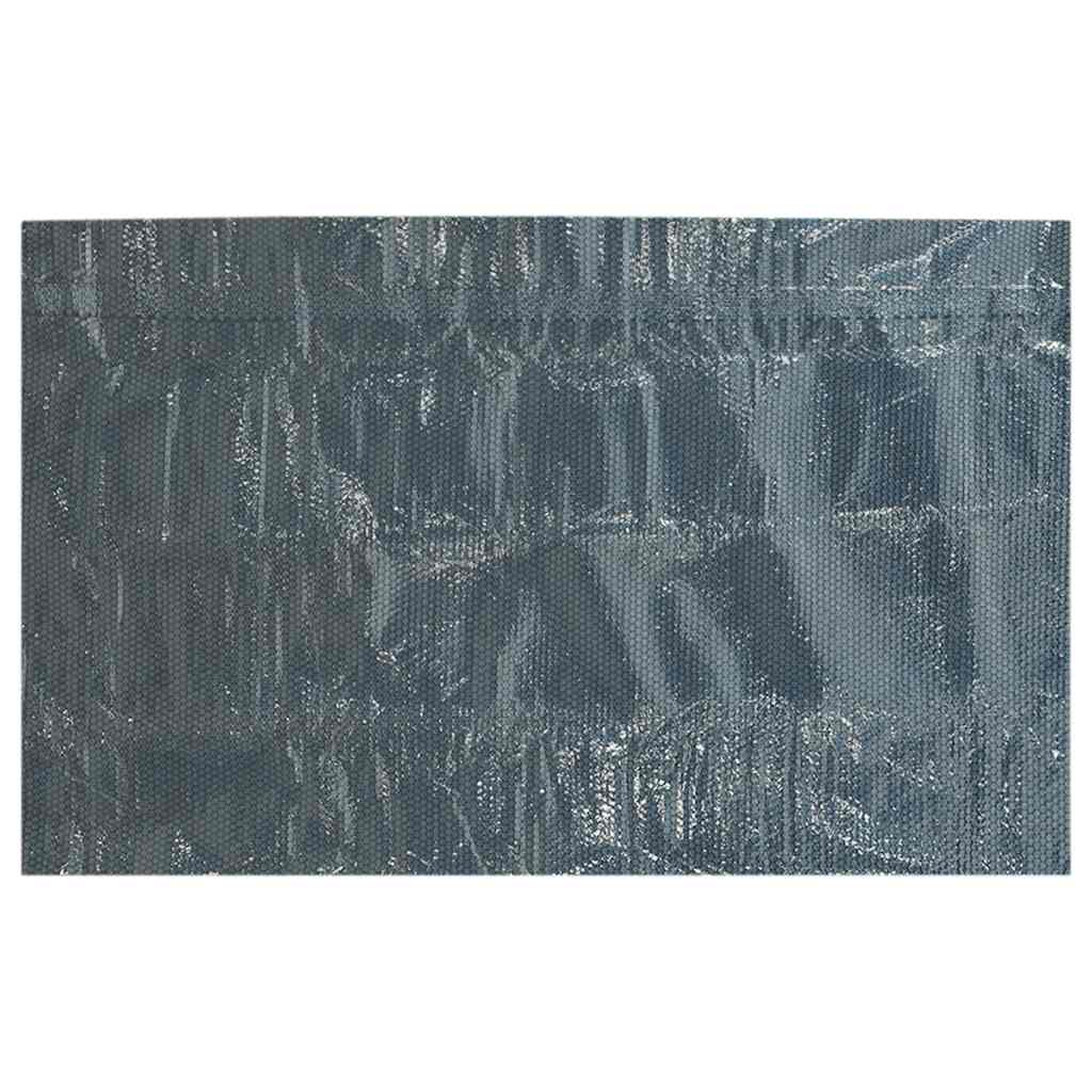 Floating PE Solar Pool Film 549x274 cm Black and Blue