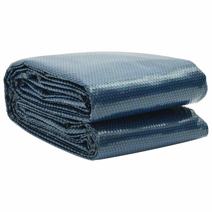 Floating PE Solar Pool Film 800x500 cm Black and Blue