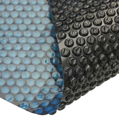 Floating PE Solar Pool Film 800x500 cm Black and Blue