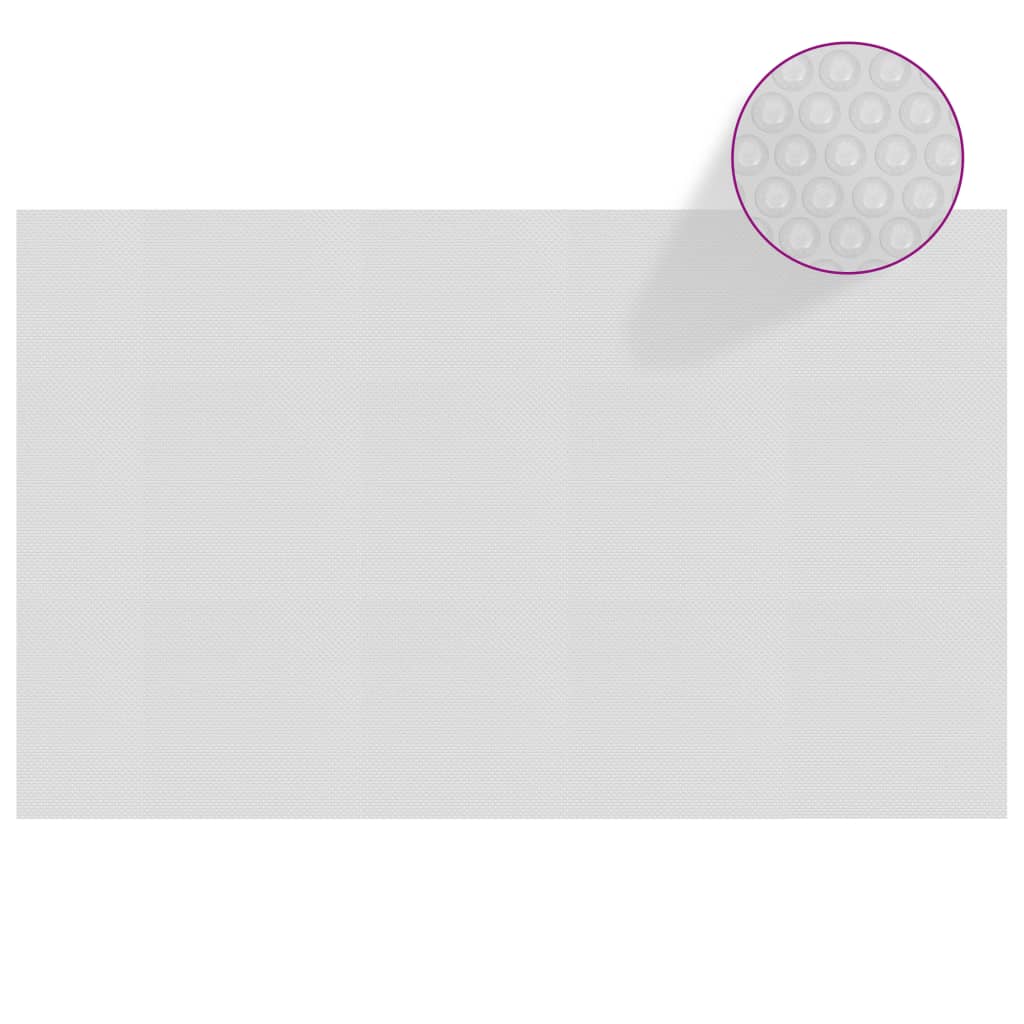 Floating PE Solar Pool Film 260x160 cm Grey