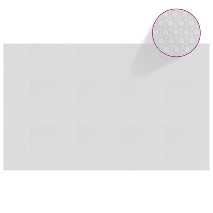 Floating PE Solar Pool Film 260x160 cm Grey