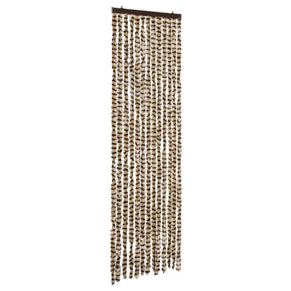 Insect Curtain Beige and Brown 56x185 cm Chenille