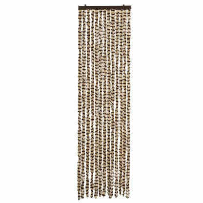 Insect Curtain Beige and Brown 56x185 cm Chenille