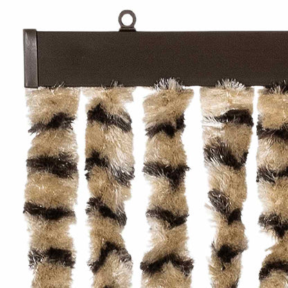 Insect Curtain Beige and Brown 56x185 cm Chenille