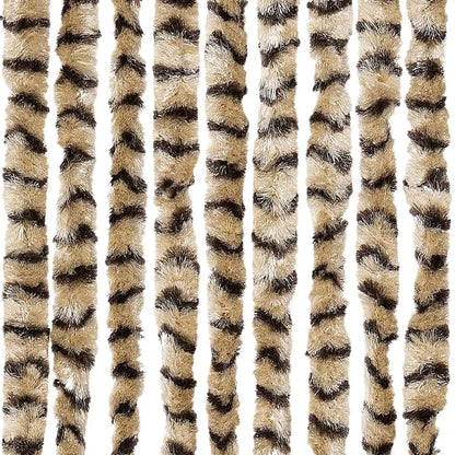 Insect Curtain Beige and Brown 56x185 cm Chenille