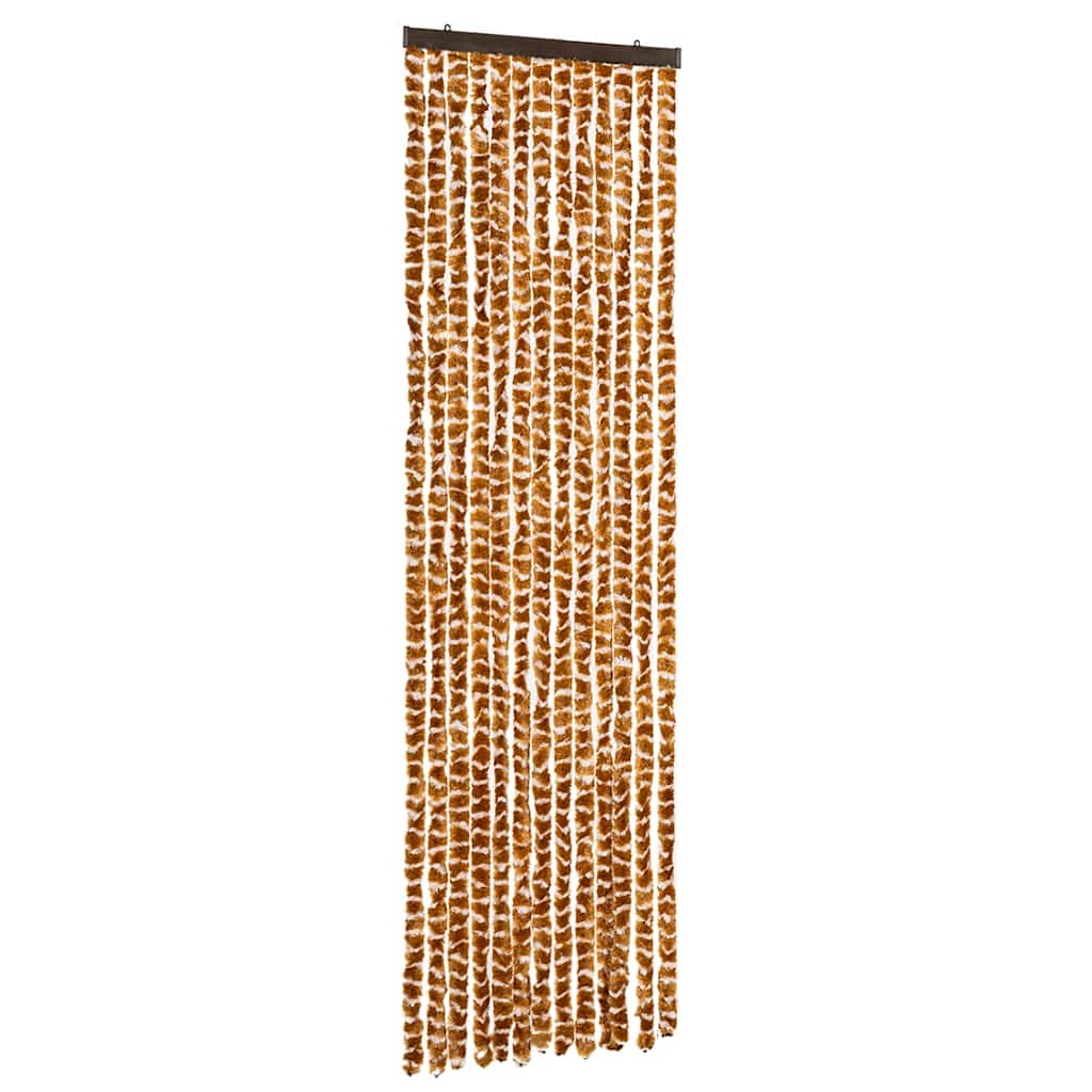 Insect Curtain Ochre and White 56x185 cm Chenille