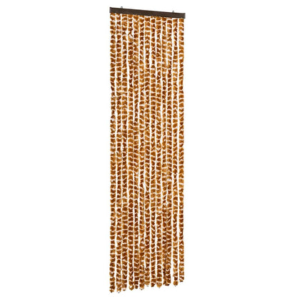 Insect Curtain Ochre and White 56x185 cm Chenille