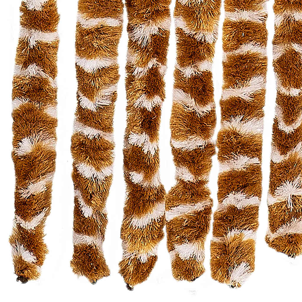 Insect Curtain Ochre and White 56x185 cm Chenille