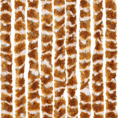 Insect Curtain Ochre and White 56x185 cm Chenille