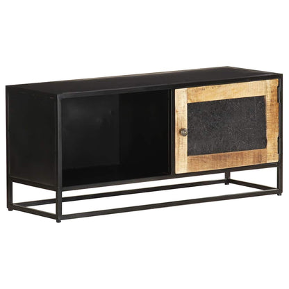 323150 vidaXL TV Cabinet 90x30x40 cm Rough Mango Wood