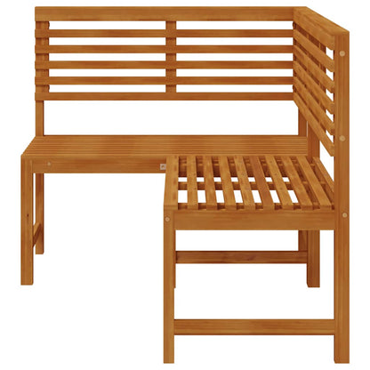 Corner Bench | Brown | Solid Acacia Wood | 140 cm corner bench