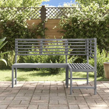 Corner Bench | Grey | Solid acacia wood with a grey wash finish | Medium