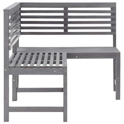 Corner Bench | Grey | Solid acacia wood with a grey wash finish | Medium